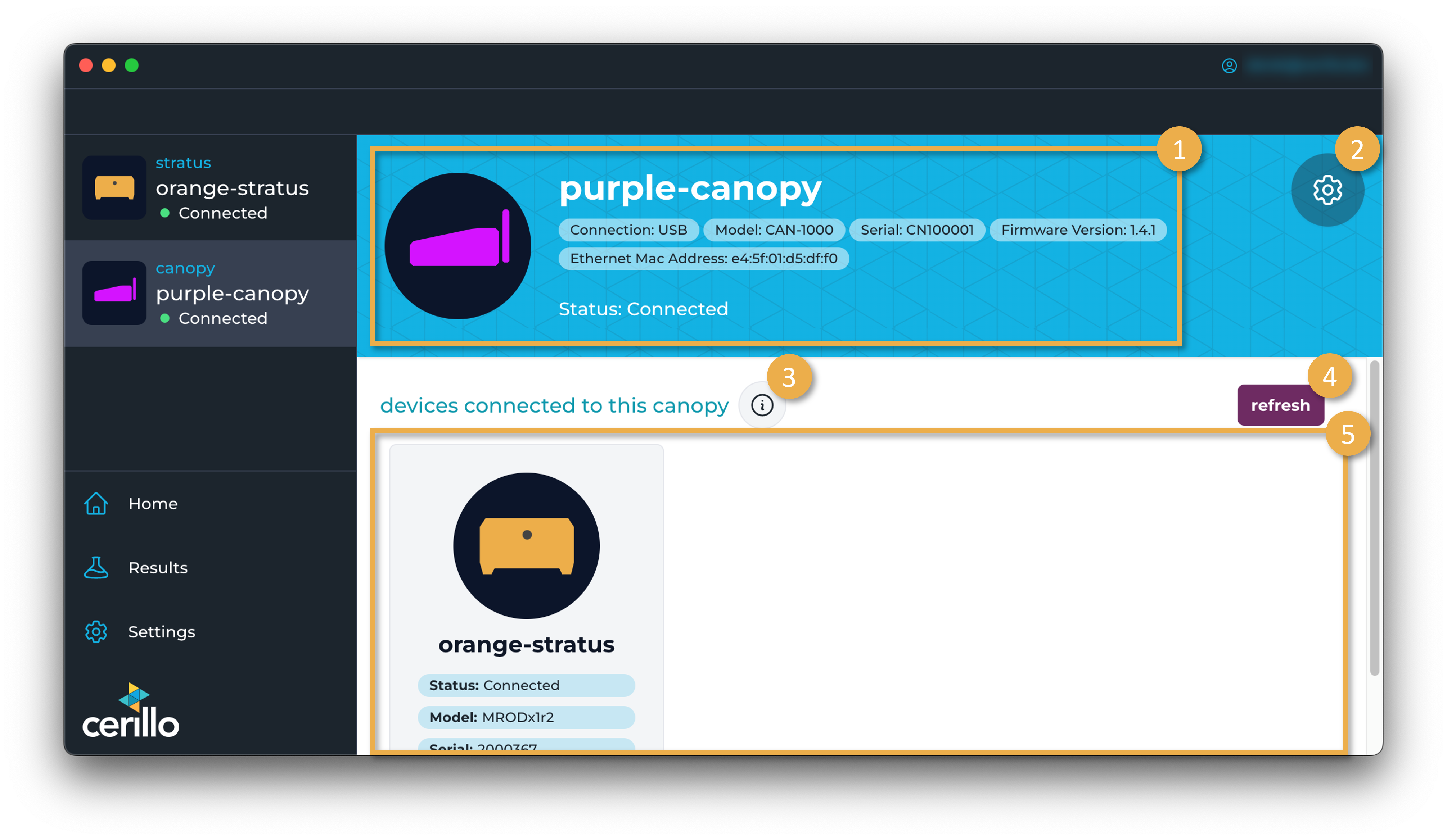 canopy Home Page