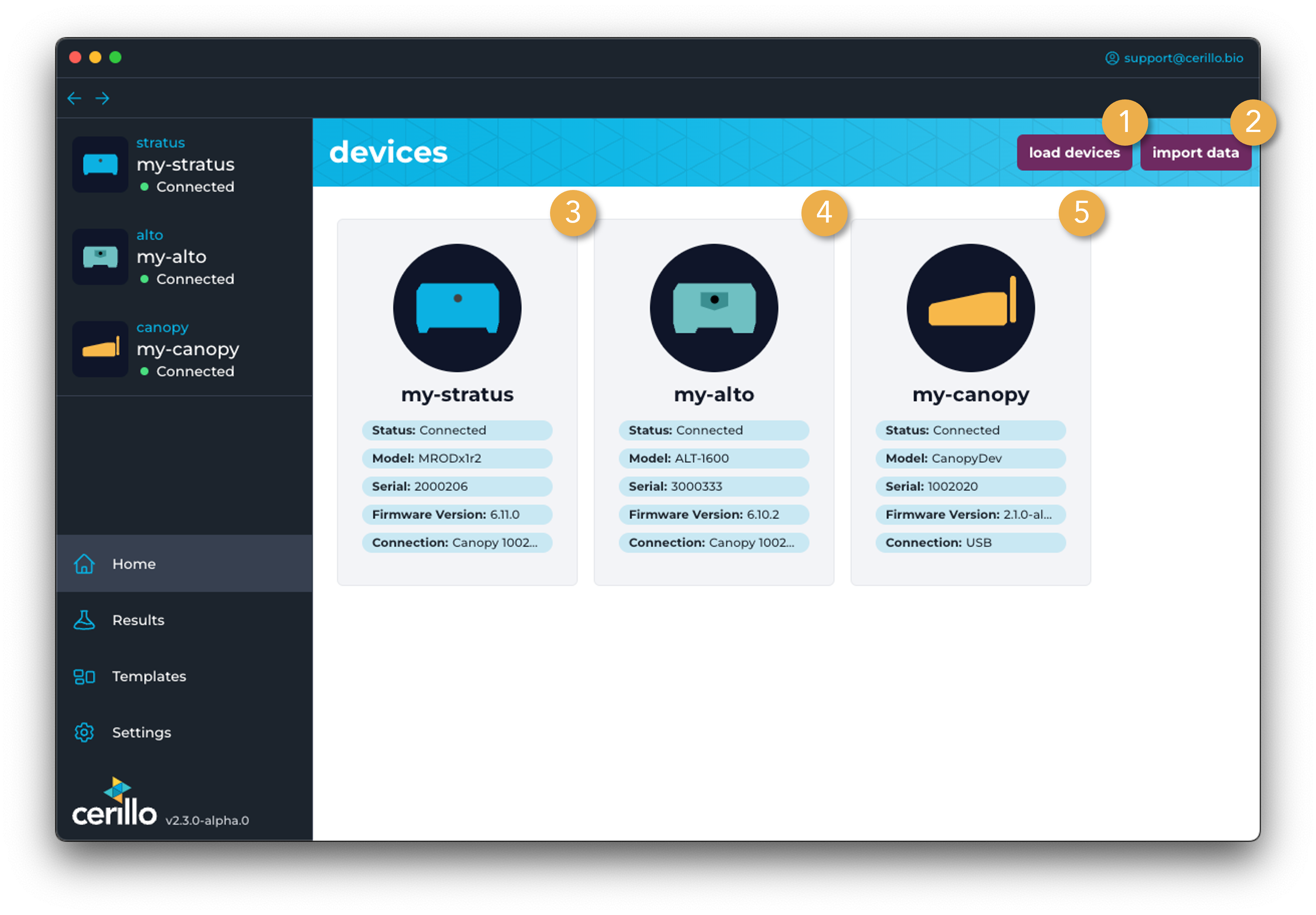 Home page