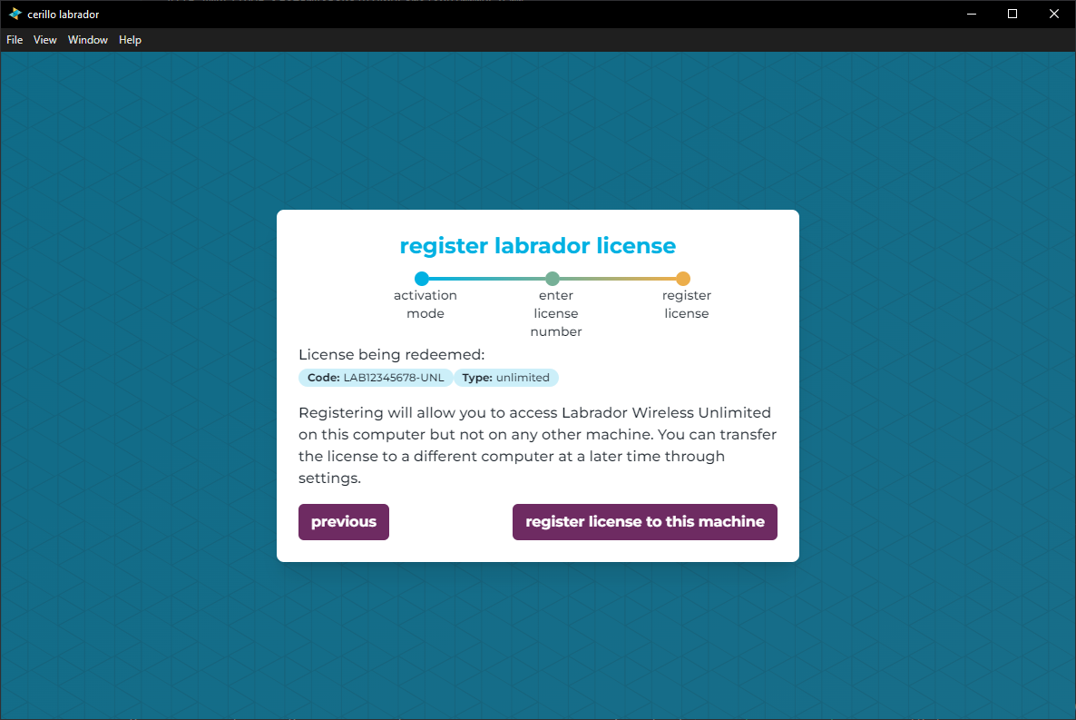 Labrador Unlimited License Redeem